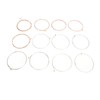 12 Pcs Acoustic Guitar Strings 12‑52 Gauge Phosphor Bronze PU