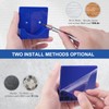 Adhesive Shower Curtain Rod Holder - Tension Curtain Rod Retainer