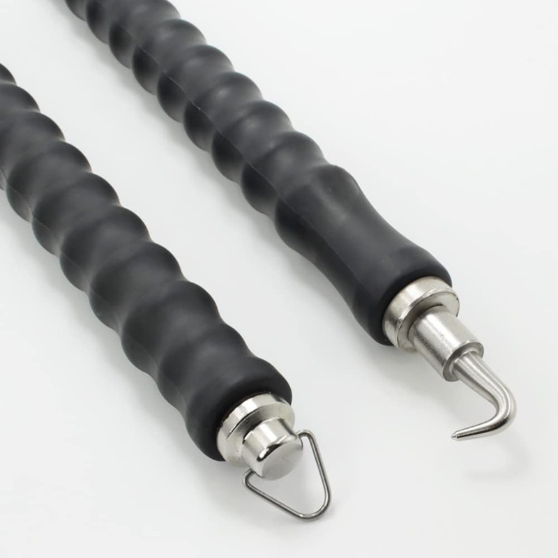 Rebar Tie Wire Twister Tool, Semi-Automatic Retractable Steel Hook Pull