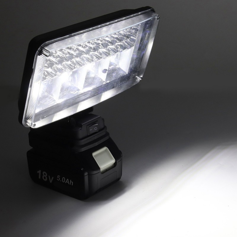 6000lm Cordless LED Work Light Waterproof Emergency 14.4V‑18V Lithium Battery