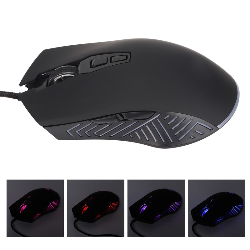 Gaming Mouse 4 Adjustable DPI 7 Buttons Easy Control Comfortable