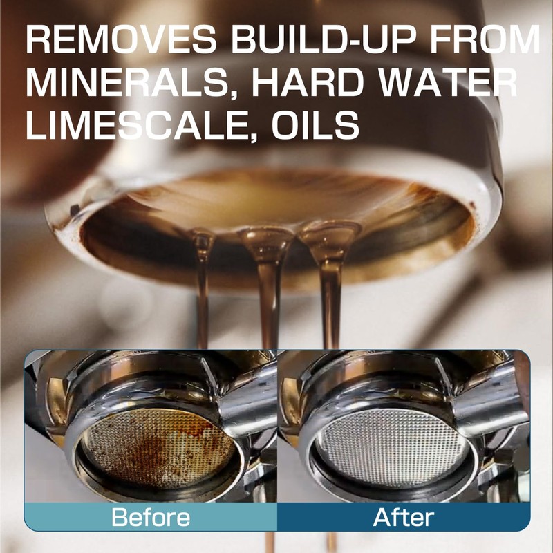 CLEARALIF Coffee Machine Cleaner Descaler Tablets, 24 Count, Unscented, Coffee