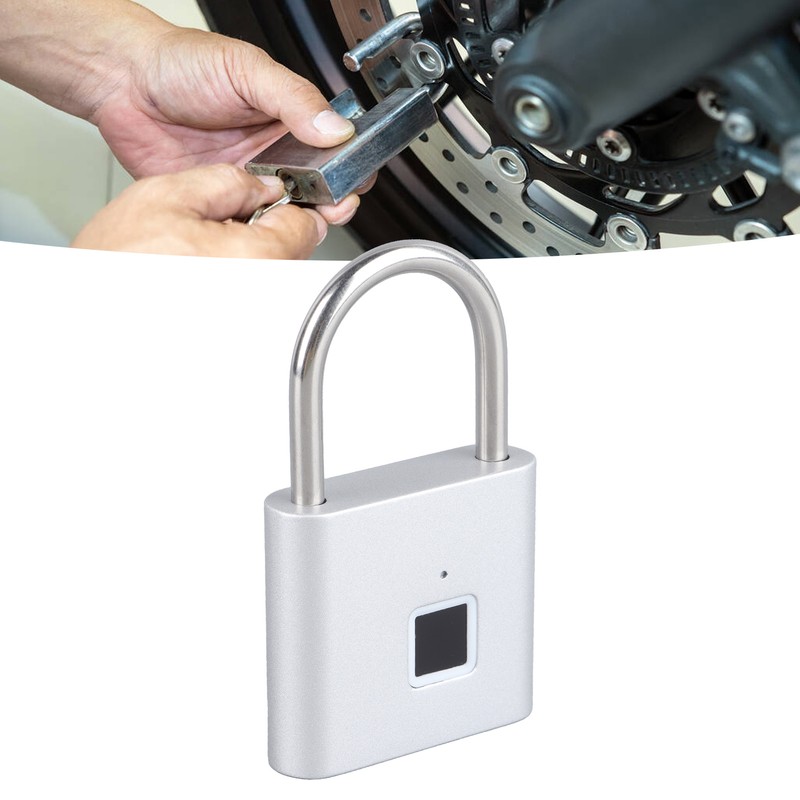 Fingerprint Padlock High Security Fast Unlocking Waterproof Long Lasting Smart