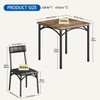 IDEALHOUSE Dining Table Set for 2, Kitchen Table and Chairs