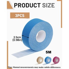 TPZORJX 3Pcs Face Lifting Tape, Lifting Tapes Gesicht 2.5 cm × 5 m, Anti Wrinkle Patches, Gesichtstape Gegen Falten, Multifunktional Face Tape für Straffung und Straffung der Hau