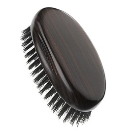 Military Style Hair Brush - Black (Length 13cm) 1pc
