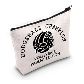 PYOUL Volleyball-Liebhaber, Geschenk, Volleyball-Zuschauer, Make-up-Tasche, Volleyball-Fan, Kosmetiktasche, Volleyball-Spieltag, Volleyball Spectator B