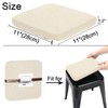 BUYUE Friendly Woven Fabric Magnetic Bar Stool Cushion 1 Piece,
