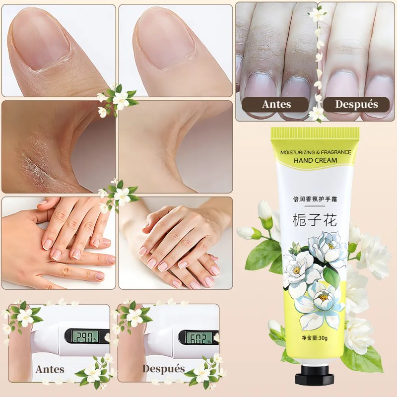 10pcs Crema Manos Hidratante Reparadora Para Piel Seca Frutos Rojos