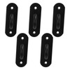 5pcs Ceiling Hook Pad Thickened Black Stainless Steel Baking Painting