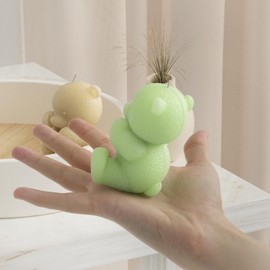 Suture Bear Mold Doll Bear Candle Mold Animal Resin Casting Mold Resin Making Molds Silicone Mold for Candle Home Decorate Mold Candle Making Mold 3D Animal Mold