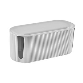 Mipcase 1pc Cable Organizer Box for Cords and Wires Simple Design Storage Charging Cables Neat and Tidy Compact and Holder