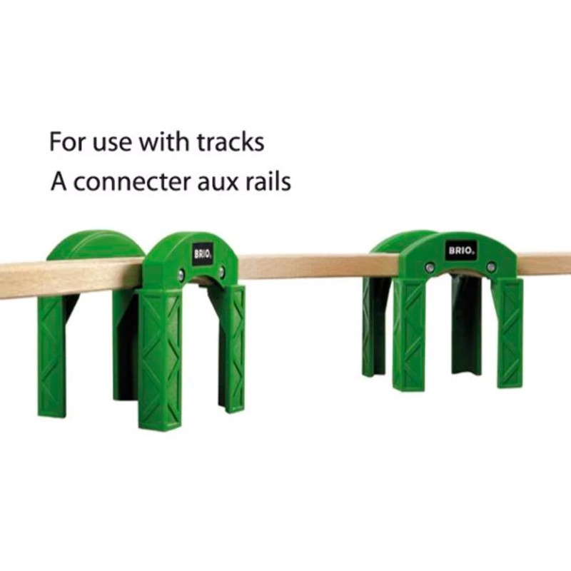 BRIO World Train Track Stacking Supports for Kids Age 3
