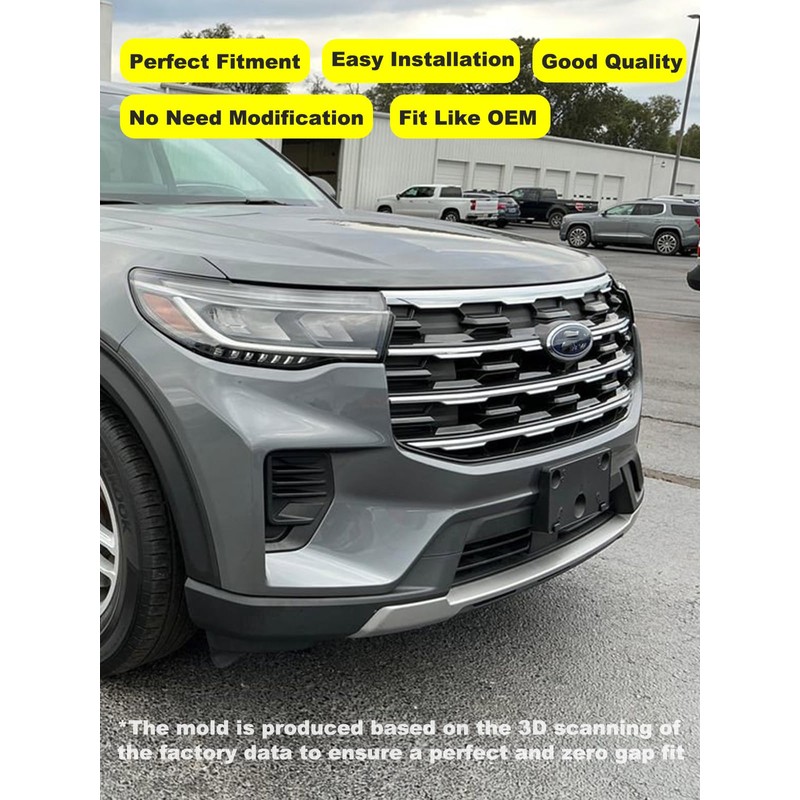 FASTCHE Front License Plate Frame Compatible with 2025 2026 Ford