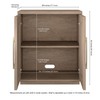 Henn&Hart Tillman Accent Cabinet, 28" Wide, Gray