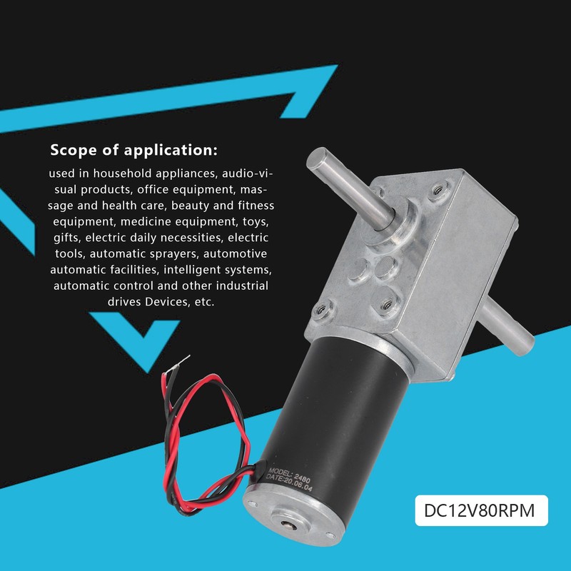 DC Motor Metal Shell Stainless Steel Output Shaft Low Friction