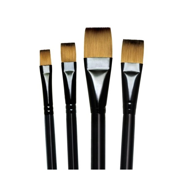 Majestic Royal and Langnickel Short Handle Paint Brush Set, Glaze