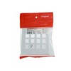 Legrand On-Q WP3412WH 12 Port Keystone Two Gang Wall Plate,