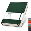 RETTACY Notebook B5 Lined - Thick Diary with 320 Numbered