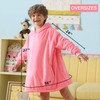 LetsFunny Oversized Hooded Blanket Sweatshirt, Super Soft Warm Comfortable Sherpa