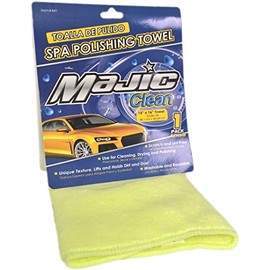 Majic Extra Long 15 x 16 Ultra-Soft Plush Car Spa Polishing Cloth Microfiber Towel