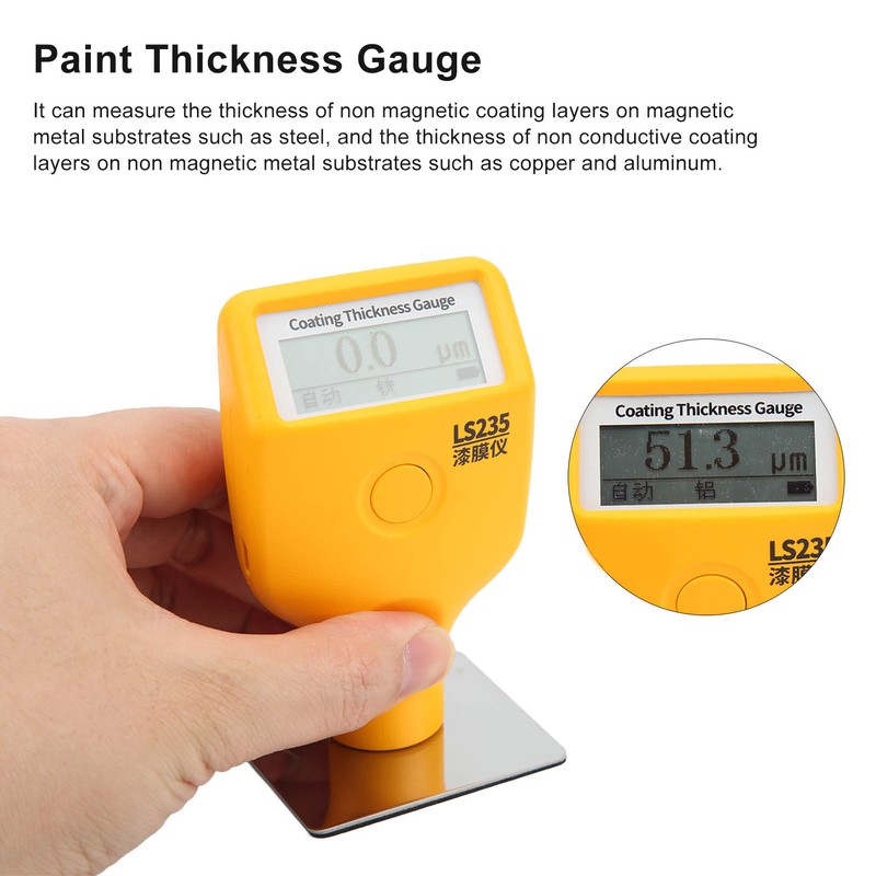 Paint Thickness Gauge Multifunctional Low Temperature Resistant Automotive Paint Surface