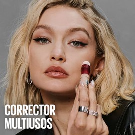 Maybelline Instant Age Rewind Corrector Facial 3 en 1, Tono Green 151, 6ml - Maquillaje que Borra Ojeras y Líneas Finas, Cubre Imperfecciones, Ilumina, Cobertura Media, 12hrs Hidratante