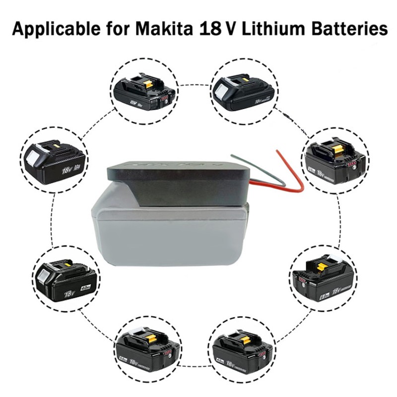 Battery Adapter Secure Power Converter 14.4V 18V Battery Base DIY
