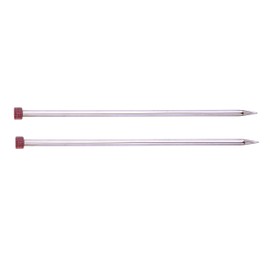KnitPro Nova Cubics single-point. needles 25cm 3.50mm - 3pcs, Silber