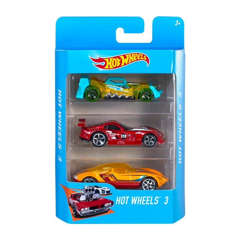 Hot Wheels 3 Car Pack, Multipack of 3 Hot Wheels