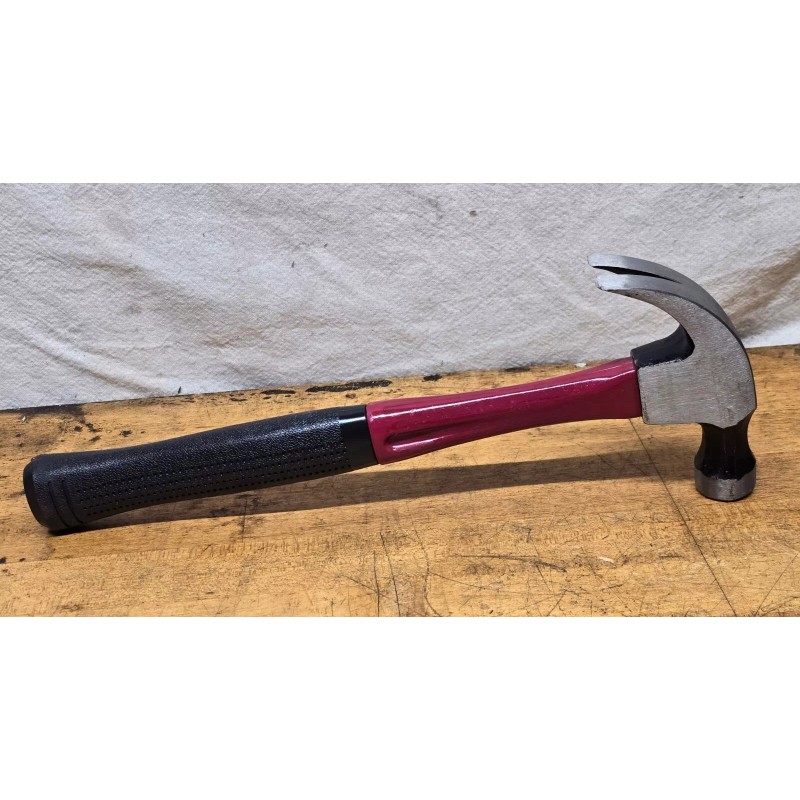 Vintage Easco 16oz Curved Claw Hammer Fiberglass Comfort Handle No