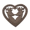 Cast Iron Trivet Woodland Deer Non Slip Trivet Mat for