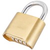 Combination Padlock, 4 Digit Rust Proof Brass Password Lock Waterproof