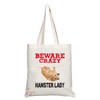 Coralgraph Inc TB389 Beware Crazy Hamster Lady Novelty Present Gift