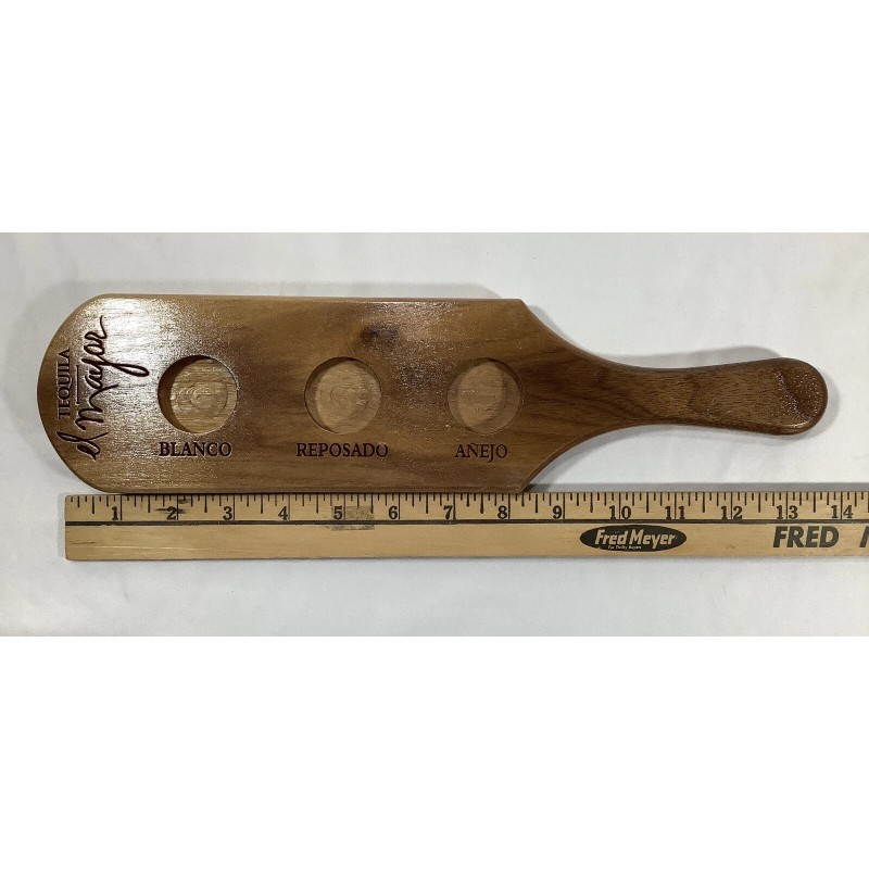 Tequila El Mayor Vintage Tequila El Mayor Wooden Flight Board