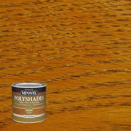 Minwax PolyShades Wood Stain + Polyurethane Finish – ½ Pint, Olde Maple, Satin