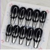 Metal Dual Line Handmade Nail Tips - Stiletto L /