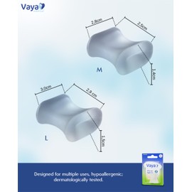 Vaya Medical Toe Separator Hallux Valgus Bunion Correction Toe Straightener Overlapping Toes SmartGel Medical Polymer Gel 1 Piece Size M