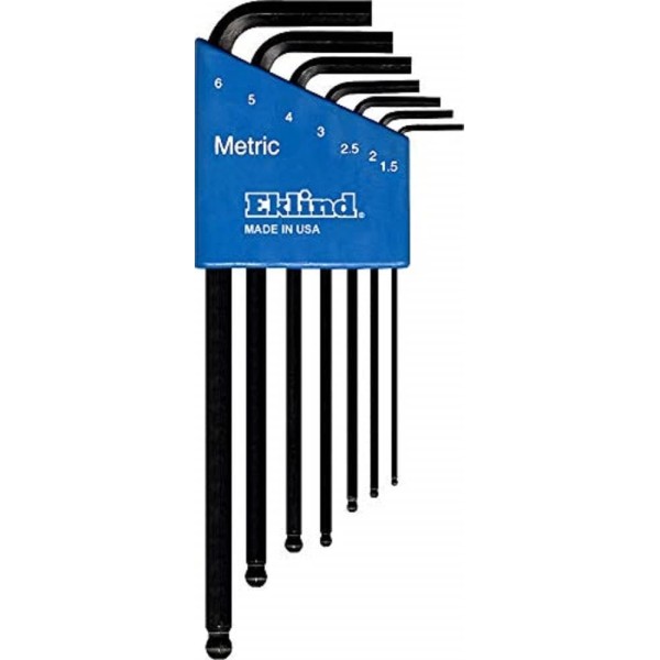 EKLIND 13607 Ball-Hex-L Key allen wrench - 7pc set Metric