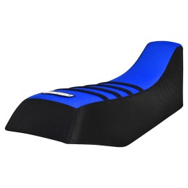 Honda Fourtrax TRX 70 Gripper Seat Cover 1986 - 1987 BLACK-TM BLUE-BLACK #279