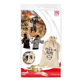 WIDMANN WDM8712 M ? Money Bag ? 30 x 48 cm, Beige, One Size