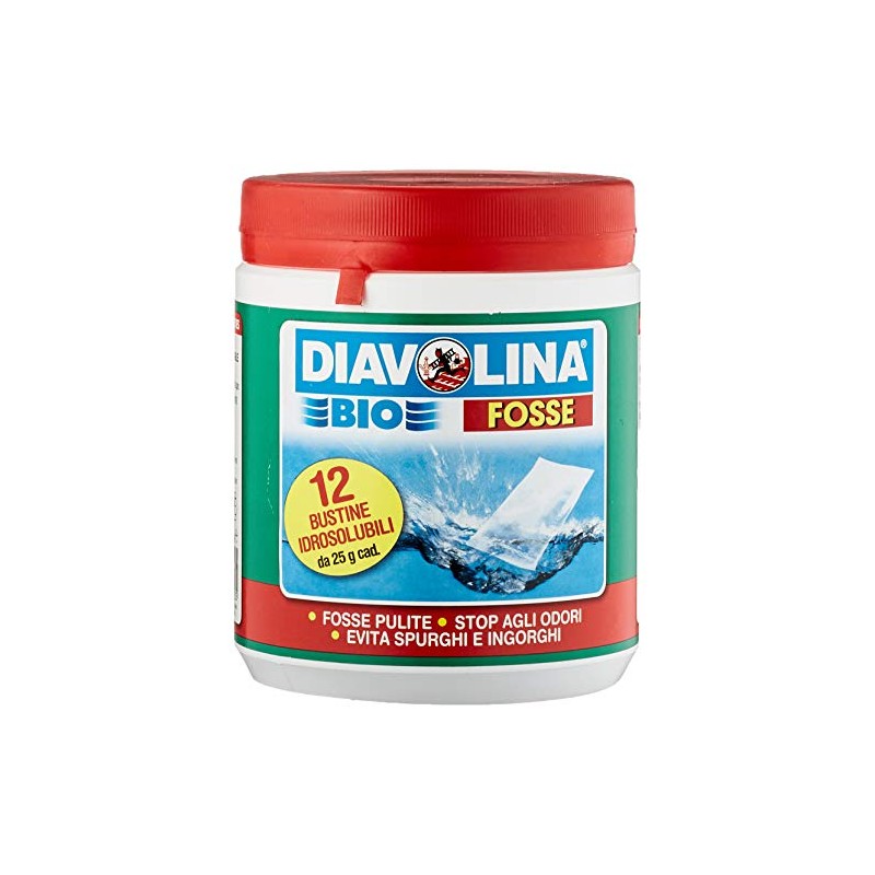 Disincrostante Diavolina Bio Fosse 12 Bustine