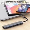Bolwins Q18CS USB-C Hub 7-in-1, USB Type-C to HDMI 4K,