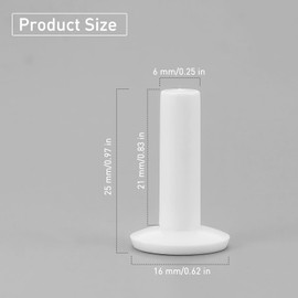 JIUWU 1/4 Inch RO Water Filter Plug, 5 Pack