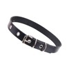 TEMOOUES Party Wear Choker Punk Rock Gothic Stil PU Leder