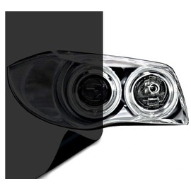VViViD Air-Tint Dark Black Headlight/Tail Light Window Tint (12 Inch x 24 Inch 2-roll Pack)