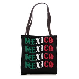 Mexico Layered Design Mexican Artwork Flag Tote Bag