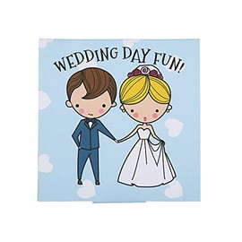 Color Your Own Wedding Kids Table Activity Set 12Pc - Crafts for Kids and Fun Home Activities