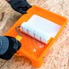 HARDY WORKING TOOLS A0180-114000 Paint Roller, Paint Tray, Protective Film
