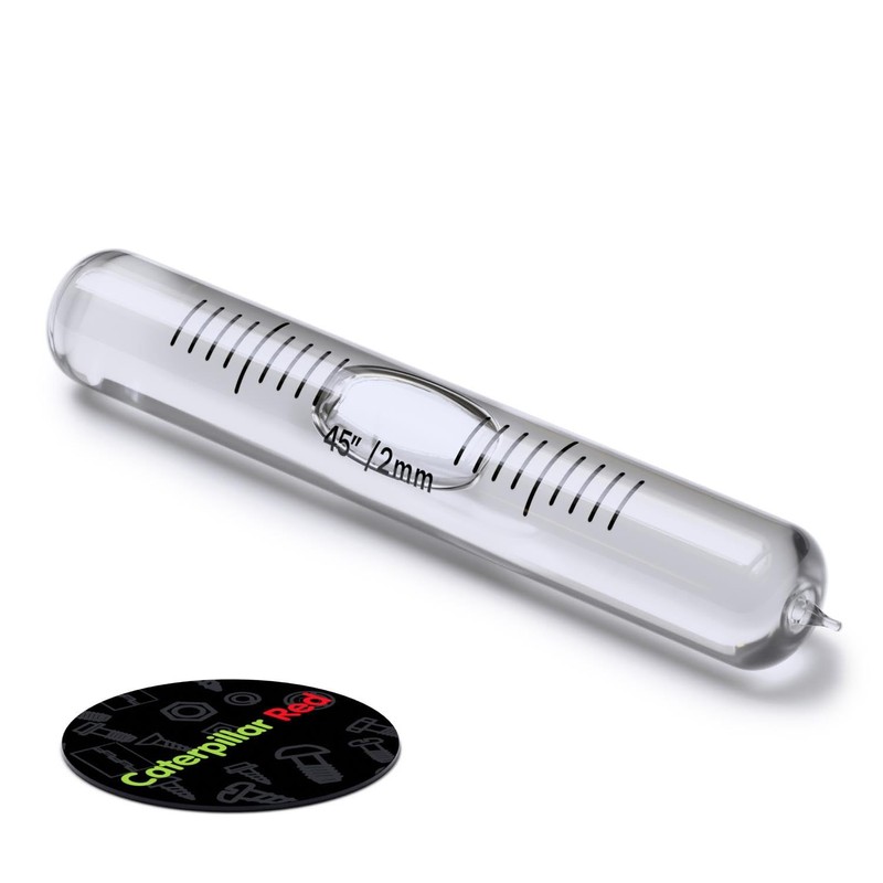 Replacement Level Glass Vial, Spirit Bubble Level, Clear with nib,